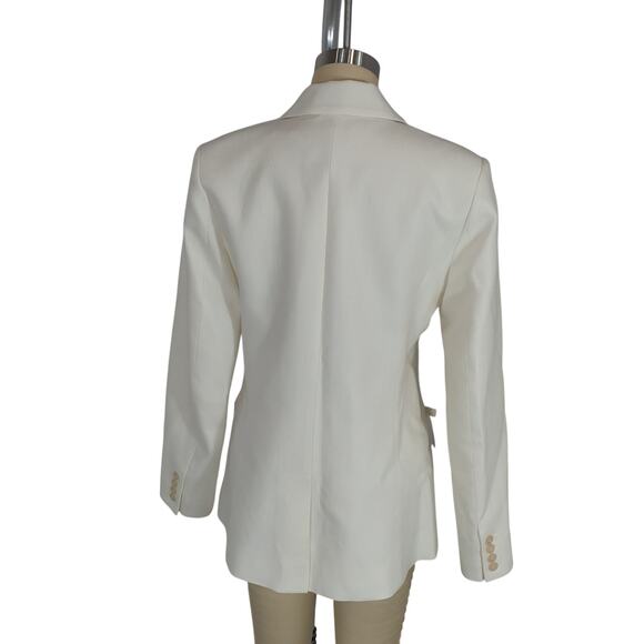 Loveshackfancy Tailored Ivory Lamia Jacket Size S NWT - Picture 3 of 5